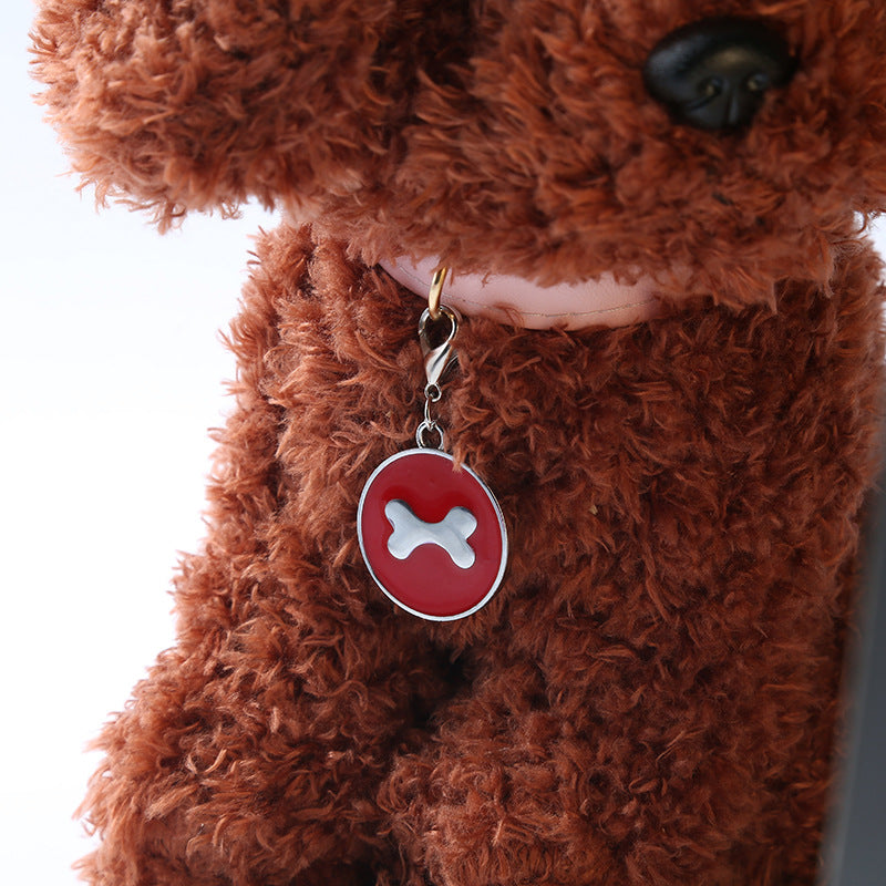 Circular Tag Colour Bone - Single Side Engraved Tag for Pets