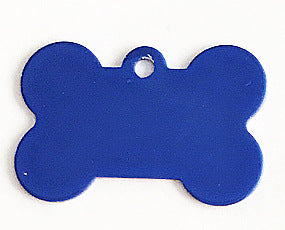 Colour Alumnium Bone Shaped Tag - Double Side Engraved Tag for Pets