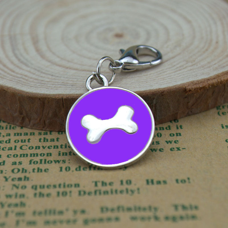 Circular Tag Colour Bone - Single Side Engraved Tag for Pets