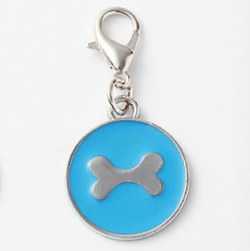Circular Tag Colour Bone - Single Side Engraved Tag for Pets