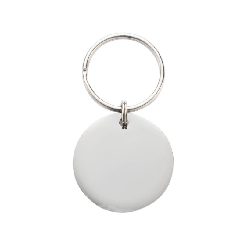 Circular Stainless Steel Tag - Design Your Own Engraved Pet Tag