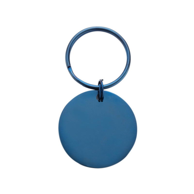 Circular Stainless Steel Tag - Design Your Own Engraved Pet Tag