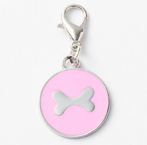 Circular Tag Colour Bone - Single Side Engraved Tag for Pets