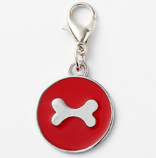 Circular Tag Colour Bone - Single Side Engraved Tag for Pets