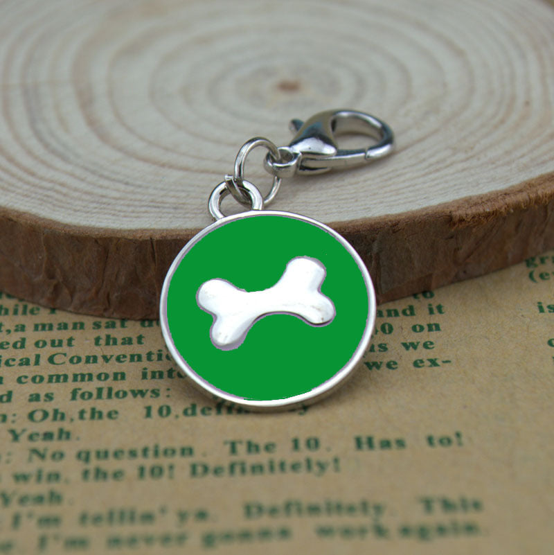 Circular Tag Colour Bone - Single Side Engraved Tag for Pets