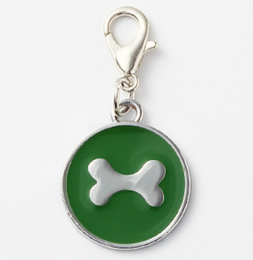 Circular Tag Colour Bone - Single Side Engraved Tag for Pets